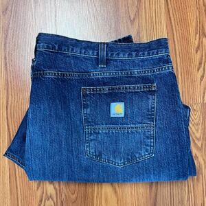 Carhartt Relaxed Fit Straight Denim Jeans Men's 48X30 105119-HAO NWOT